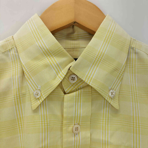 バーバリーロンドン BURBERRY LONDON チェック柄 ポケットロゴ刺繍シャツ メンズ import:M