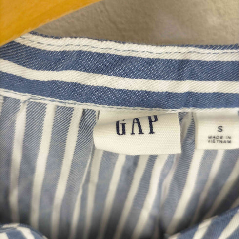 ギャップ Gap ストライプ バンドカラーワンピース レディース JPN:S