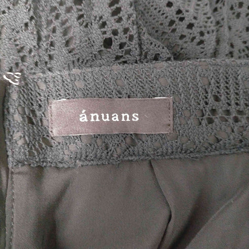 アニュアンス anuans レースプリーツスカート レディース JPN:S