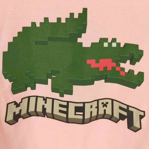ラコステ LACOSTE MINECRAFT Minecraft Print Organic Tee メンズ import:M