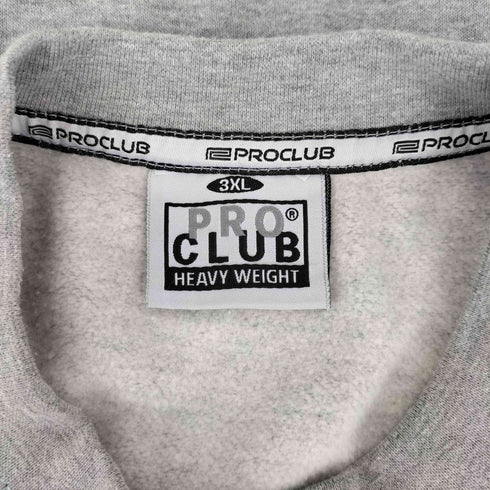 プロクラブ PRO CLUB HEAVY WEIGHT 裏起毛 クルーネック スウェット 3XL メンズ 3XL
