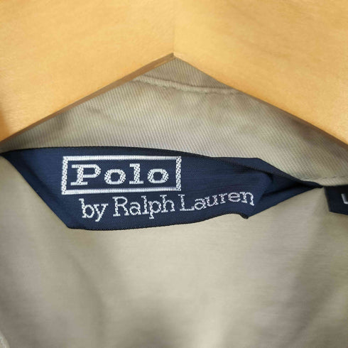 ポロバイラルフローレン Polo by RALPH LAUREN 80-90s 三角タグ ポニー刺繍 スウィングトップ ジップアップジャケット メンズ import:L
