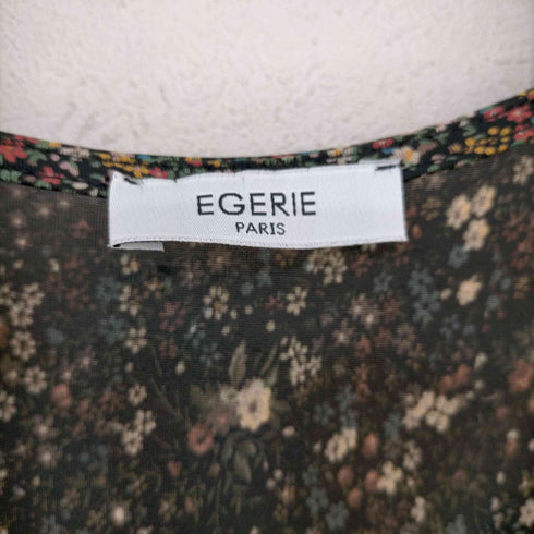 EGERIE フランス製 カシュクール ノースリーブワンピース レディース