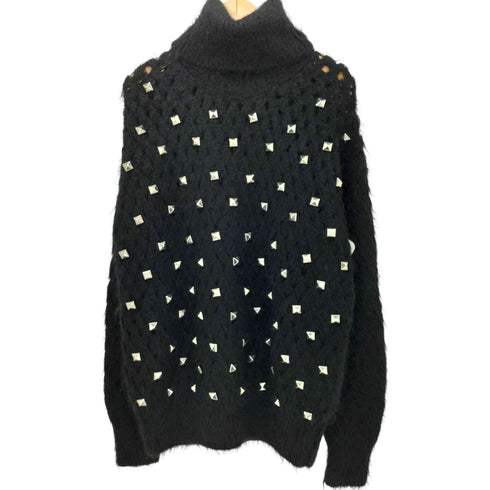 ジュンヤワタナベコムデギャルソン JUNYA WATANABE COMME des GARCONS 2020AW モヘア混 アルパカ混 スタッズ タートルネックニット メンズ JPN:S