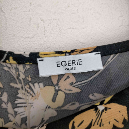EGERIE フランス製 ボタニカル ノースリーブワンピース レディース