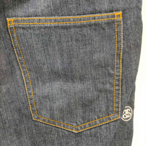 ステューシー Stussy SSリンク刺繍ジップフライ インディゴデニムパンツ メンズ US:30-31
