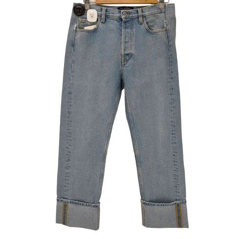 ヴァレンティノ Valentino VLTN STRAGHT FIT フィッシャーマンデニムパンツ ダメージ加工 メンズ US:30-31