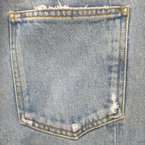 ヴァレンティノ Valentino VLTN STRAGHT FIT フィッシャーマンデニムパンツ ダメージ加工 メンズ US:30-31