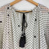 ザラ ZARA オーバーサイズドットメッシュ ワンピース レディース import:M