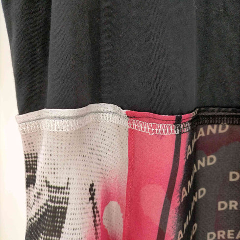 ディジット dzzit 総柄シースルー ノースリーブワンピース Y2K レディース JPN:XS