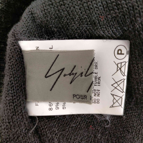 ヨウジヤマモトプールオム Yohji Yamamoto POUR HOMME Skull Beanie Y2K メンズ