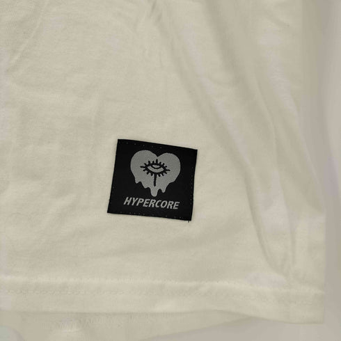 hypercore 孤悪 イラスト プリント クルーネック S/S Tシャツ メンズ