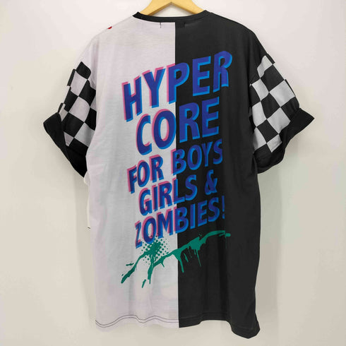 hypercore イラスト 大判 プリント クルーネック S/S Tシャツ メンズ FREE