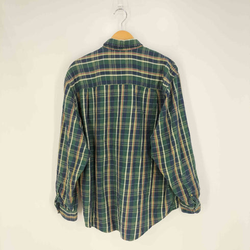 エディーバウアー Eddie Bauer ボタンダウン チェックシャツ メンズ import:M