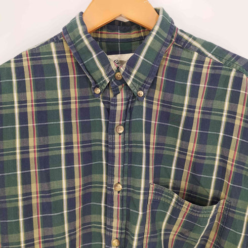 エディーバウアー Eddie Bauer ボタンダウン チェックシャツ メンズ import:M
