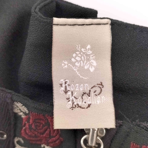 Rozen Kavalier 薔薇 刺繍 サスペンダー スカート コルセット ワンピース レディース