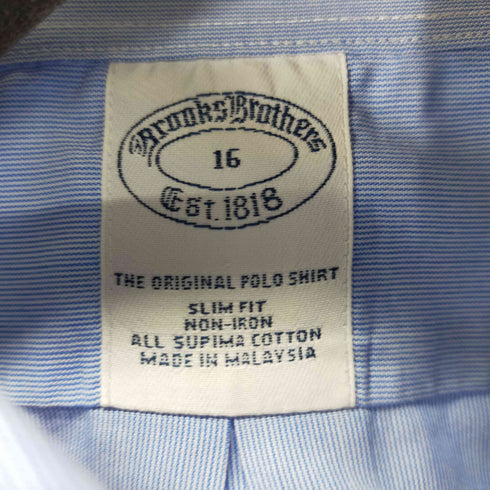 ブルックスブラザーズ BROOKS BROTHERS 半袖ボタンダウンシャツ メンズ 16