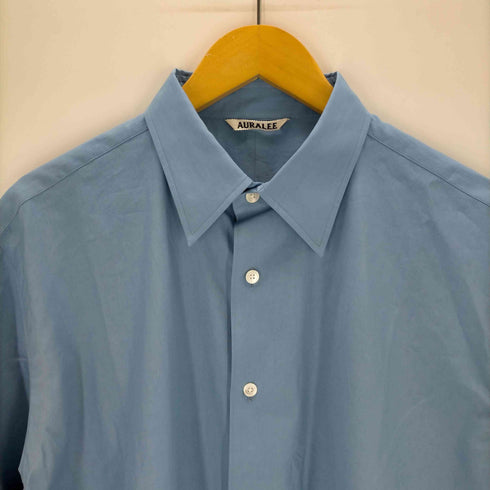 オーラリー AURALEE WASHED FINX TWILL SHIRT メンズ JPN:4
