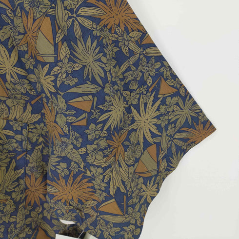 バナナリパブリック BANANA REPUBLIC 90S 前期 コットンアロハシャツ ボックスシルエット メンズ JPN:M