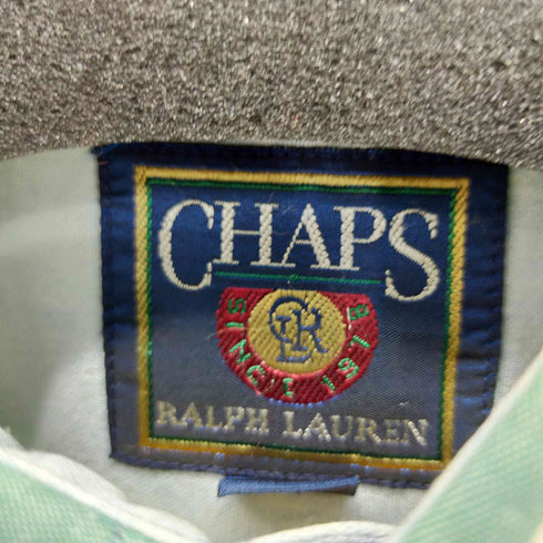 チャップスラルフローレン CHAPS RALPH LAUREN 80S ボタンダウン半袖シャツ マルチカラー メンズ M