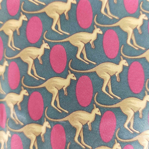ブルックスブラザーズ BROOKS BROTHERS MADE IN USA 総柄ネクタイ カンガルー メンズ