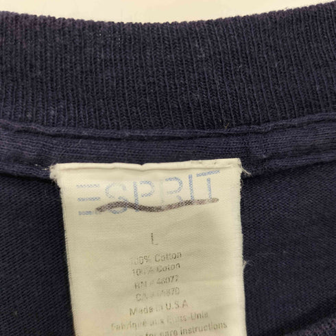 エスプリ ESPRIT フロントフラワープリントTシャツ メンズ JPN:L