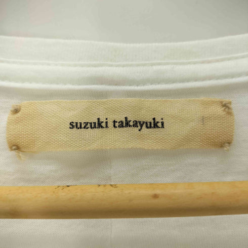 スズキタカユキ suzuki takayuki Uネックカットソー メンズ