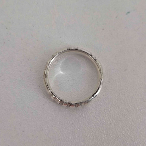 Poda 925刻印 mokume ring メンズ 5号