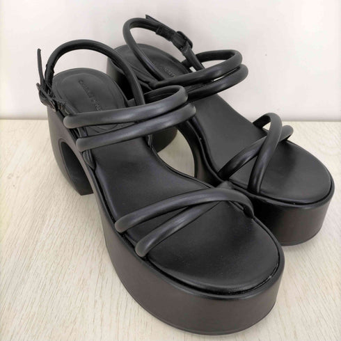 チャールズキース CHARLES & KEITH Nerissa ネリッサ ストラッピーウェッジサンダル レディース 39