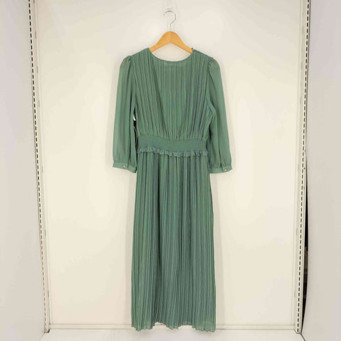 ザラ ZARA Pleats Dress プリーツシアードレス ワンピース レディース import:L