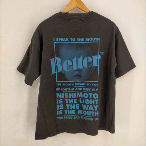 ニシモトイズザマウス NISHIMOTO IS THE MOUTH 両面プリントTシャツ メンズ JPN:M