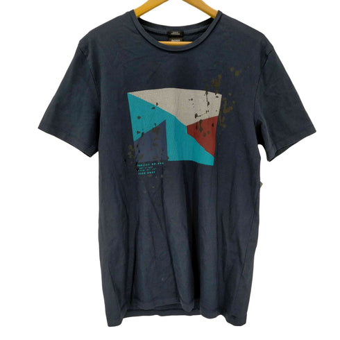 ボスヒューゴボス BOSS HUGO BOSS S/S SLIM FIT フロントプリントTシャツ メンズ JPN:L