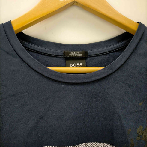 ボスヒューゴボス BOSS HUGO BOSS S/S SLIM FIT フロントプリントTシャツ メンズ JPN:L