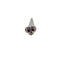 FLASHPOINT STERLING刻印 JIMSKULL RING JOHNNY DEPP OLD STYLE C472/ RUBY ジムスカルリング メンズ 11号