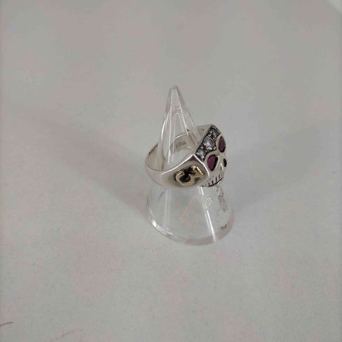 FLASHPOINT STERLING刻印 JIMSKULL RING JOHNNY DEPP OLD STYLE C472/ RUBY ジムスカルリング メンズ 11号