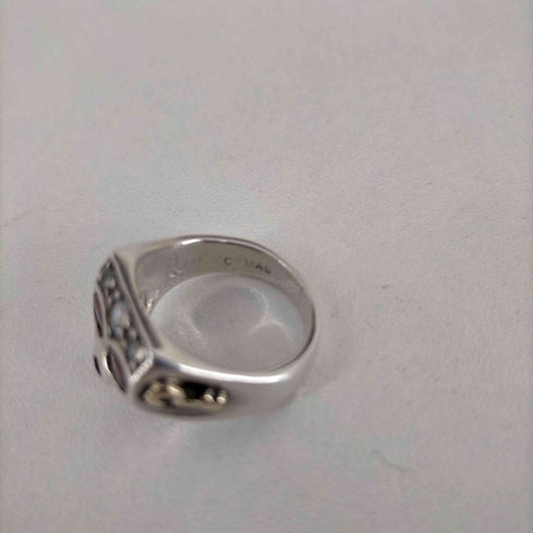 FLASHPOINT STERLING刻印 JIMSKULL RING JOHNNY DEPP OLD STYLE C472/ RUBY ジムスカルリング メンズ 11号