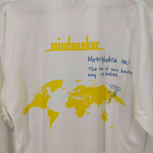 マインドシーカー Mindseeker バッグプリント長袖Tシャツ メンズ XL