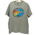 90-2000s 1995 前面プリント キャラクター クルーネックビンテージTシャツ 杢グレー メンズ JPN:L