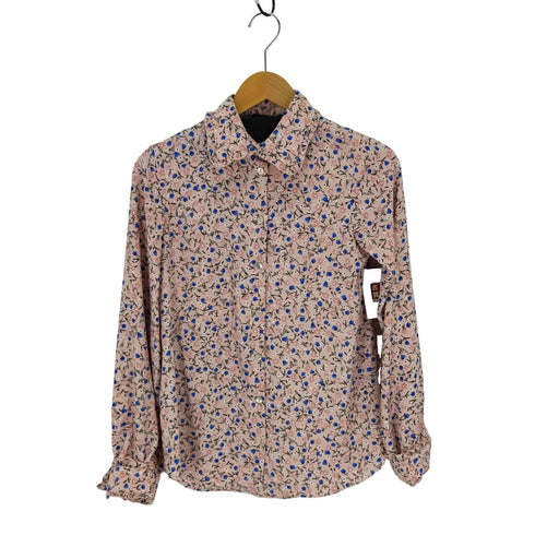 ザラ ZARA フローラルシャツ レディース import:S