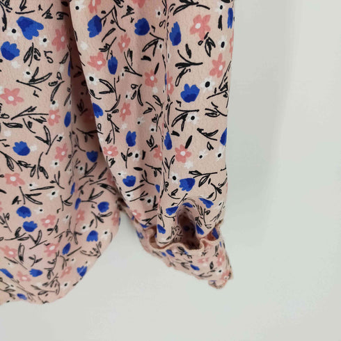 ザラ ZARA フローラルシャツ レディース import:S