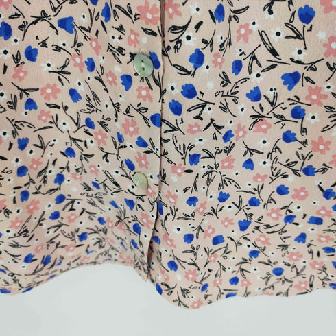 ザラ ZARA フローラルシャツ レディース import:S