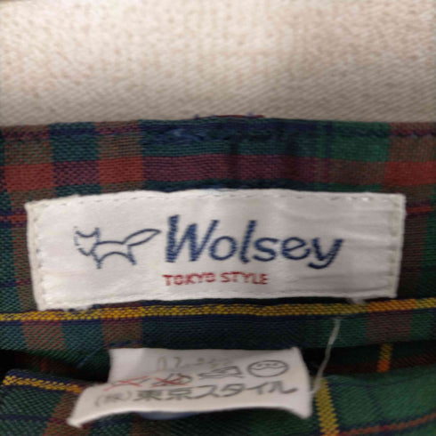 WOLSEY 2タック テーパードパンツ ゴルフウェア レディース 76