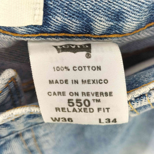 リーバイス Levis 550 RELAXED FIT デニム ストレート パンツ メンズ 36×34