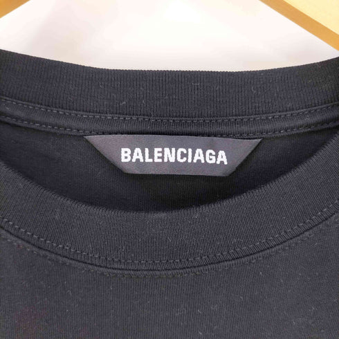 バレンシアガ BALENCIAGA スモールロゴプリント クルーネックTシャツ メンズ XXS