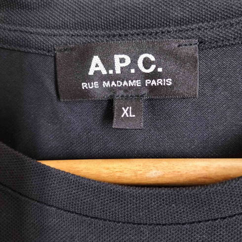 アーペーセー A.P.C. 異素材切替 クルーネックTシャツ メンズ import:XL
