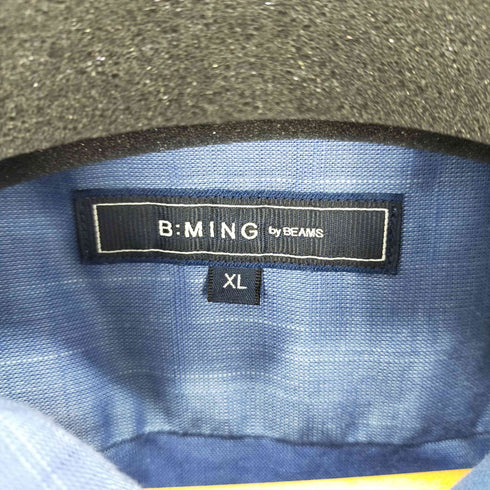 ビーミングバイビームス B:MING by BEAMS リネンコットン レギュラーカラー シャツ メンズ JPN:XL