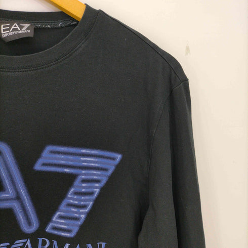 エンポリオアルマーニイーエーセブン EMPORIO ARMANI EA7 ロゴプリント ロングスリーブTシャツ 長袖 メンズ import:M