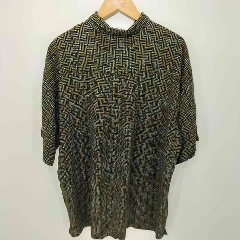 MARC EDWARDS 90S 総柄 レーヨン 半袖シャツ メンズ XXL