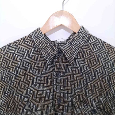 MARC EDWARDS 90S 総柄 レーヨン 半袖シャツ メンズ XXL