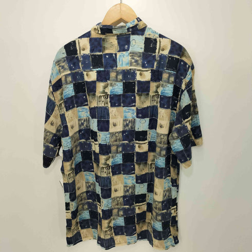 via veneto 90S 総柄 レーヨン 半袖シャツ メンズ M